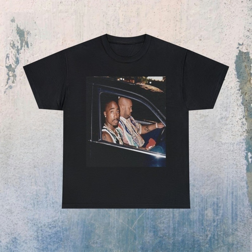 2Pac & Suge Knight T-shirt 90_s Hip Hop
